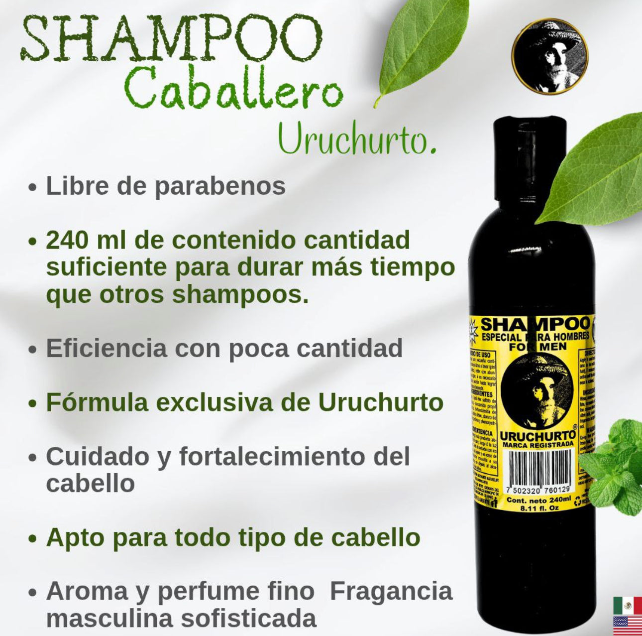 Shampoo para Hombre